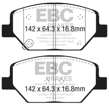 Load image into Gallery viewer, EBC EBCDP43065R EBC 2018+ Chevrolet Equinox 1.5L Turbo (J17) Yellowstuff Front Brake Pads
