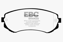 Load image into Gallery viewer, EBC EBCDP21279 EBC 89-94 Nissan Skyline (R32) 1.8 Greenstuff Front Brake Pads
