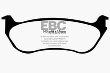 Load image into Gallery viewer, EBC EBCUD690 EBC 95-97 Ford Crown Victoria 4.6 (Phenolic PisTons) Ultimax2 Rear Brake Pads
