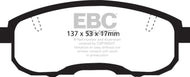 EBC EBCDP41752R EBC 95-99 Infiniti I30 3.0 Yellowstuff Front Brake Pads