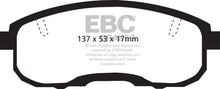 Load image into Gallery viewer, EBC EBCDP41752R EBC 95-99 Infiniti I30 3.0 Yellowstuff Front Brake Pads
