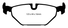 Load image into Gallery viewer, EBC EBCDP41405R EBC 99-01 Saab 9-5 2.3 Turbo (Aero) Yellowstuff Rear Brake Pads
