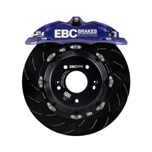 Load image into Gallery viewer, EBC Big Brake Kits EBC Racing 12-21 Subaru BRZ/Toyota GT86 Blue Apollo-4 Calipers 330mm Rotors Front Big Brake Kit
