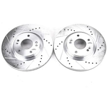 Load image into Gallery viewer, Power Stop 17-19 Hyundai Elantra Front Evolution Drilled &amp; Slotted Rotors - Pair Brake Rotors - Slot &amp; Drilled PowerStop   
