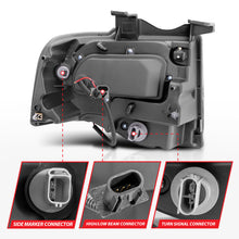 Load image into Gallery viewer, ANZO 2007-2014 Ford Expedition Projector Headlights w/ Halo Black Headlights ANZO

