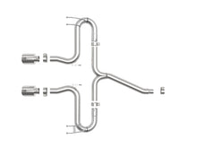 Load image into Gallery viewer, aFe Takeda 2-1/2in 304 SS Axle-Back Exhaust w/Polished Tips 17-20 Honda Civic Sport L4-1.5L (t) Axle Back aFe
