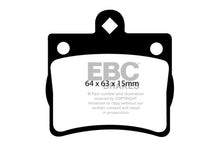 Load image into Gallery viewer, EBC 95-97 Mercedes-Benz C220 (W202) 2.2 (Single Pin Rear) Ultimax2 Rear Brake Pads Brake Pads - OE EBC   
