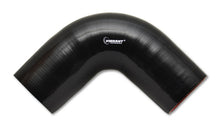 Load image into Gallery viewer, Vibrant 4 Ply Reinforced Silicone Elbow Connector - 2.25in I.D. - 90 deg. Elbow (BLACK) Silicone Couplers &amp; Hoses Vibrant
