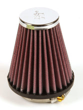 Load image into Gallery viewer, K&amp;N Universal Chrome Filter 2.063in Flange ID x 3.5in Base OD x 2in Top OD x 4in H Air Filters - Universal Fit K&amp;N Engineering   
