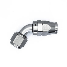 Load image into Gallery viewer, DeatschWerks 10AN Female Flare Swivel 60-Degree Hose End PTFE - Anodized Matte Black Fittings DeatschWerks
