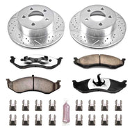 Power Stop 99-01 Jeep Cherokee Front Z36 Truck & Tow Brake Kit Brake Kits - Performance D&S PowerStop   