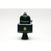 Load image into Gallery viewer, Fuelab 555 Carb Adjustable FPR Blocking 4-12 PSI (1) -8AN In (2) -8AN Out - Black Fuel Pressure Regulators Fuelab
