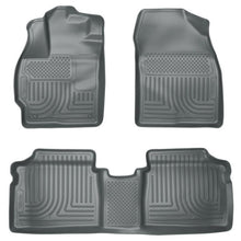 Load image into Gallery viewer, Husky Liners 10-12 Toyota Prius WeatherBeater Combo Gray Floor Liners Floor Mats - Rubber Husky Liners
