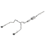 Borla 19 Chevrolet Silverado/GMC Sierra 1500 6.2L SS (S-Type) Catback Exhaust - Black Chrome Tips Catback Borla