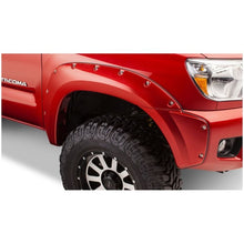 Load image into Gallery viewer, Bushwacker 12-15 Toyota Tacoma Fleetside Pocket Style Flares 4pc 73.5in Bed - Black Fender Flares Bushwacker
