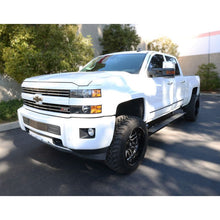 Load image into Gallery viewer, RealTruck 15-19 Chevy Silverado 25/3500HD CC Dsl 4dr VoltStep Electric Running Board Kit - Tex. Blk Running Boards Go Rhino

