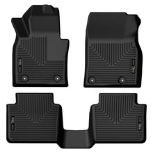 Load image into Gallery viewer, Husky Liners 2023 Mazda CX-50 Weatherbeater Front &amp; 2nd Seat Floor Liners - Black Floor Mats - Rubber Husky Liners
