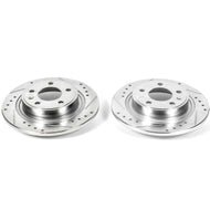 Power Stop 16-19 Buick Cascada Rear Evolution Drilled & Slotted Rotors - Pair Brake Rotors - Slot & Drilled PowerStop