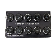 Load image into Gallery viewer, NRG Fender Washer Kit w/Color Matched M6 Bolt Rivets For Plastic (Black) - Set of 10 Hardware Kits - Other NRG
