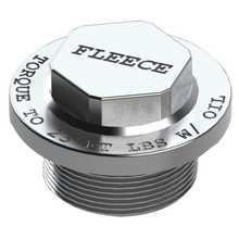 Load image into Gallery viewer, Fleece Performance 01-13 GM Duramax 6.6L Duramax Turbo Thermostat Delete Plug Block Off Plates Fleece Performance

