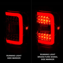 Load image into Gallery viewer, ANZO 2001-2011 Ford Ranger LED Tail Lights w/ Light Bar Chrome Housing Clear Lens Tail Lights ANZO
