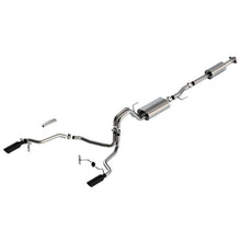 Load image into Gallery viewer, Borla F-150 2021 5.0L 4dr CC SB EC STB Lariat/KR/Pltm/LTD 3/2.25 SRE Cat-Back Touring Black CHR Tips Catback Borla
