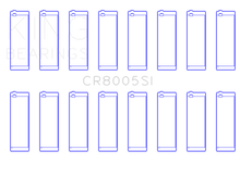 Load image into Gallery viewer, King Ford Stroker w/ Chevy 2.100 Pin / Ford .712in Width Performance Rod Bearings Bearings King Engine Bearings
