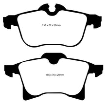 Load image into Gallery viewer, EBC 08-09 Saturn Astra 1.8 Greenstuff Front Brake Pads Brake Pads - Performance EBC   
