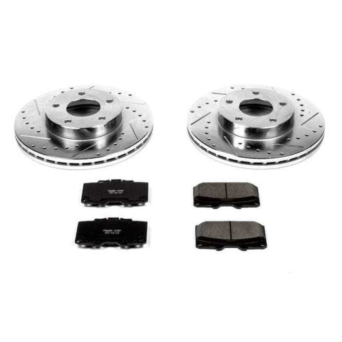 Power Stop 89-90 Nissan 300ZX Front Z23 Evolution Sport Brake Kit Brake Kits - Performance D&S PowerStop   