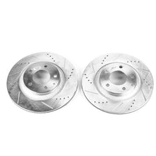 Load image into Gallery viewer, Power Stop 04-11 Mazda RX-8 Rear Evolution Drilled &amp; Slotted Rotors - Pair Brake Rotors - Slot &amp; Drilled PowerStop   
