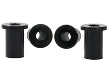 Load image into Gallery viewer, Whiteline Plus 83-01 Mitsubishi Montero Rear Shackle Bushing Kit Spring Insulators Whiteline
