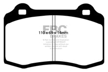 Load image into Gallery viewer, EBC 96-00 Lotus Esprit Turbo 2.0 Turbo GT3 Redstuff Front Brake Pads Brake Pads - Performance EBC   
