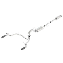Load image into Gallery viewer, Borla 15-17 F-150 2.7/3.5L V6 EcoBoost / 5.0L V8 Black Chrome Cat-Back Touring Exhaust Catback Borla
