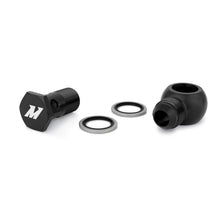 Load image into Gallery viewer, Mishimoto M20 x -10AN Black Banjo Fitting w/ Bolt Fittings Mishimoto
