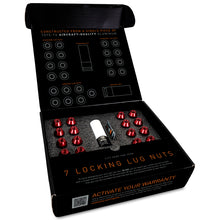 Load image into Gallery viewer, Mishimoto Aluminum Locking Lug Nuts 1/2 X 20 23pc Set Neo Chrome Lug Nuts Mishimoto
