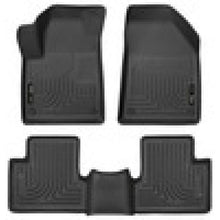 Load image into Gallery viewer, Husky Liners 15-22 Jeep Cherokee WeatherBeater Combo Black Floor Liners Floor Mats - Rubber Husky Liners

