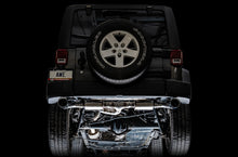 Load image into Gallery viewer, AWE Tuning 07-18 Jeep Wrangler JK/JKU 3.6L Tread Edition Axle-Back Dual Exhaust - Diamond Black Tips Catback AWE Tuning   
