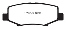 Load image into Gallery viewer, EBC 06-11 Dodge Nitro 3.7 Greenstuff Rear Brake Pads Brake Pads - Performance EBC   
