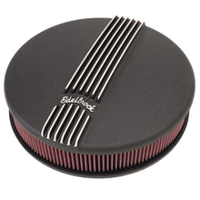 Load image into Gallery viewer, Edelbrock EDE41173 Edelbrock Air Cleaner Classic Series Round Aluminum Top Cloth Element 14In Dia X 3 9In Black
