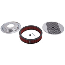 Load image into Gallery viewer, Edelbrock EDE4268 Edelbrock Air Cleaner Elite II 14In Diameter w/ 3In Element Standard Height Polished
