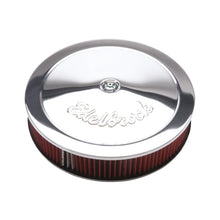 Load image into Gallery viewer, Edelbrock EDE1206 Edelbrock Air Cleaner Pro-Flo Series Round 14 In Diameter Cloth Element Chrome
