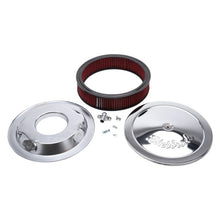 Load image into Gallery viewer, Edelbrock EDE1206 Edelbrock Air Cleaner Pro-Flo Series Round 14 In Diameter Cloth Element Chrome
