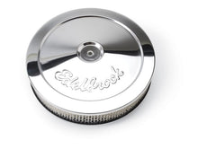 Load image into Gallery viewer, Edelbrock EDE1208 Edelbrock Air Cleaner Pro-Flo Series Round Steel Top Paper Element 10In Dia X 3 5In Chrome
