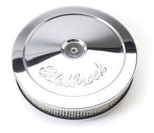 Load image into Gallery viewer, Edelbrock EDE1208 Edelbrock Air Cleaner Pro-Flo Series Round Steel Top Paper Element 10In Dia X 3 5In Chrome
