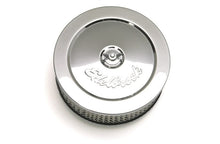 Load image into Gallery viewer, Edelbrock EDE1209 Edelbrock Air Cleaner Pro-Flo Series Round Steel Top Paper Element 6In Dia X 3 625In Chrome
