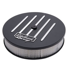 Load image into Gallery viewer, Edelbrock EDE41663 Edelbrock Air Cleaner Racing Series Round Aluminum Top Cloth Element 14In Dia X 3 125In Dropped Base

