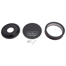 Load image into Gallery viewer, Edelbrock EDE41613 Edelbrock Air Cleaner Victor Series Round Aluminum Top Cloth Element 14In Dia X 3 125In Black
