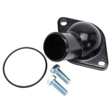 Load image into Gallery viewer, Edelbrock EDE48093 Edelbrock Chevy 15 Deg. Water Neck Steel - Black
