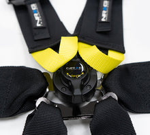 Load image into Gallery viewer, NRG FIA 6pt 2in. Shoulder Belt for HANS Device/ Rotary Cam Lock Buckle/ 3in. Waist Belt - Black Seat Belts &amp; Harnesses NRG
