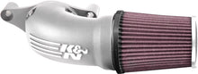 Load image into Gallery viewer, K&amp;N 17-18 Harley Davidson Touring Models Performance Air Intake System Silver Misc Powersports K&amp;N Engineering   
